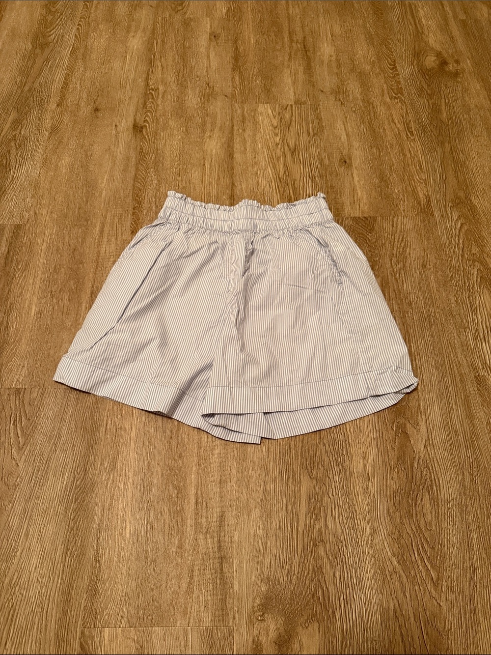 Aerie Blue And White Stripe Shorts